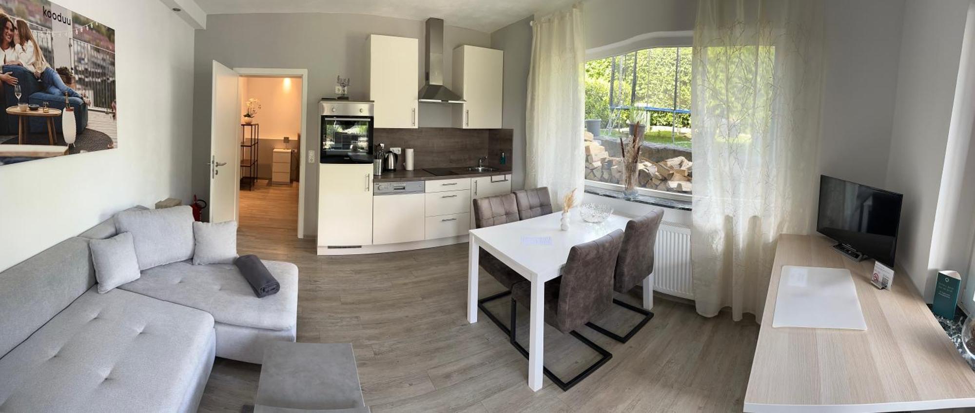 Ferienwohnung Schlossblick - 4 Sterne Sauna Pool Whirlpool Exklusiv Braunfels Dış mekan fotoğraf